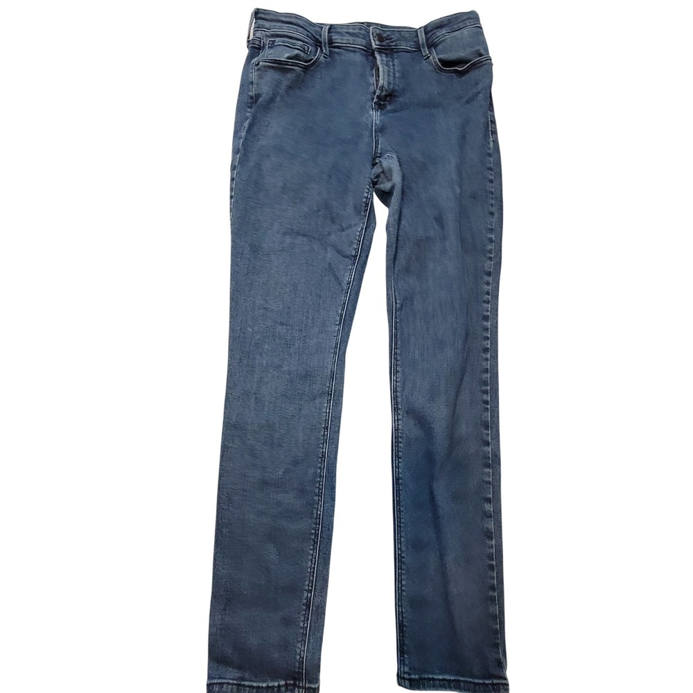 Old Navy Super Skinny Jeans Womens 12 Blue Denim Mid Rise Stretch Casual